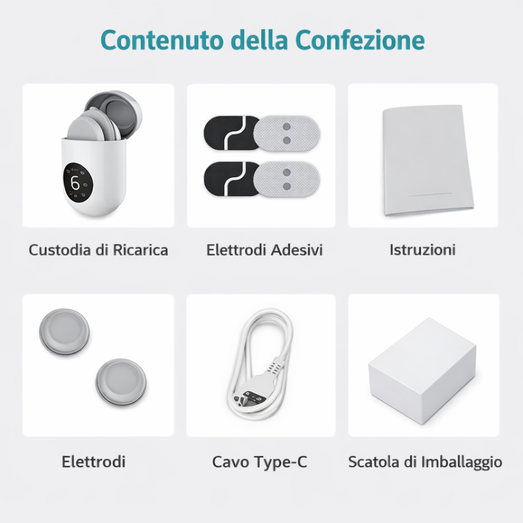 PulseRelief™ Pro – Elettrostimolatore EMS/TENS Wireless