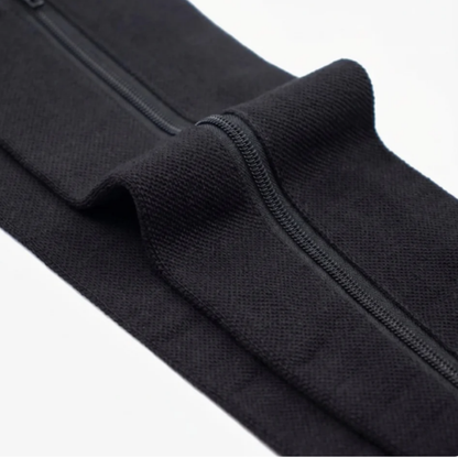 Calze a Compressione Graduata con Cerniera – Sollievo per Gambe Gonfie e Stanche
