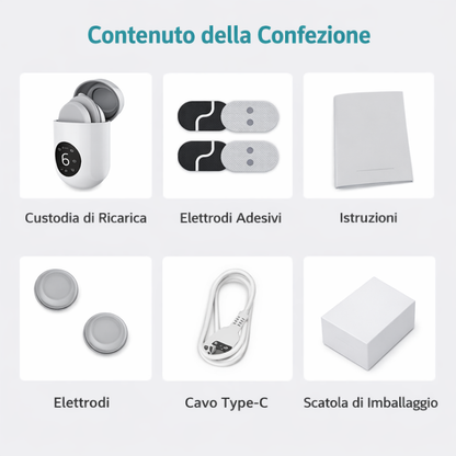 PulseRelief™ Pro – Elettrostimolatore EMS/TENS Wireless