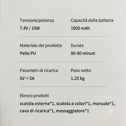 Massaggiatore Intelligente per Collo e Spalle con Calore Rilassante